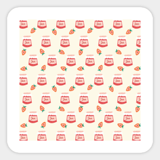 Strawberry Jam Sticker